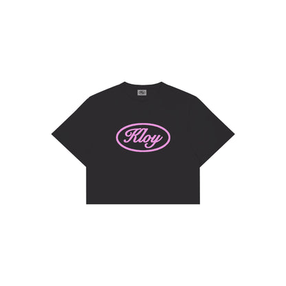 ONYX PINK CROP TEE